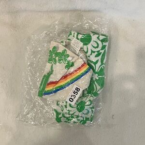 Unlisted Kids Swim Bikini with Green and Rainbow Accents